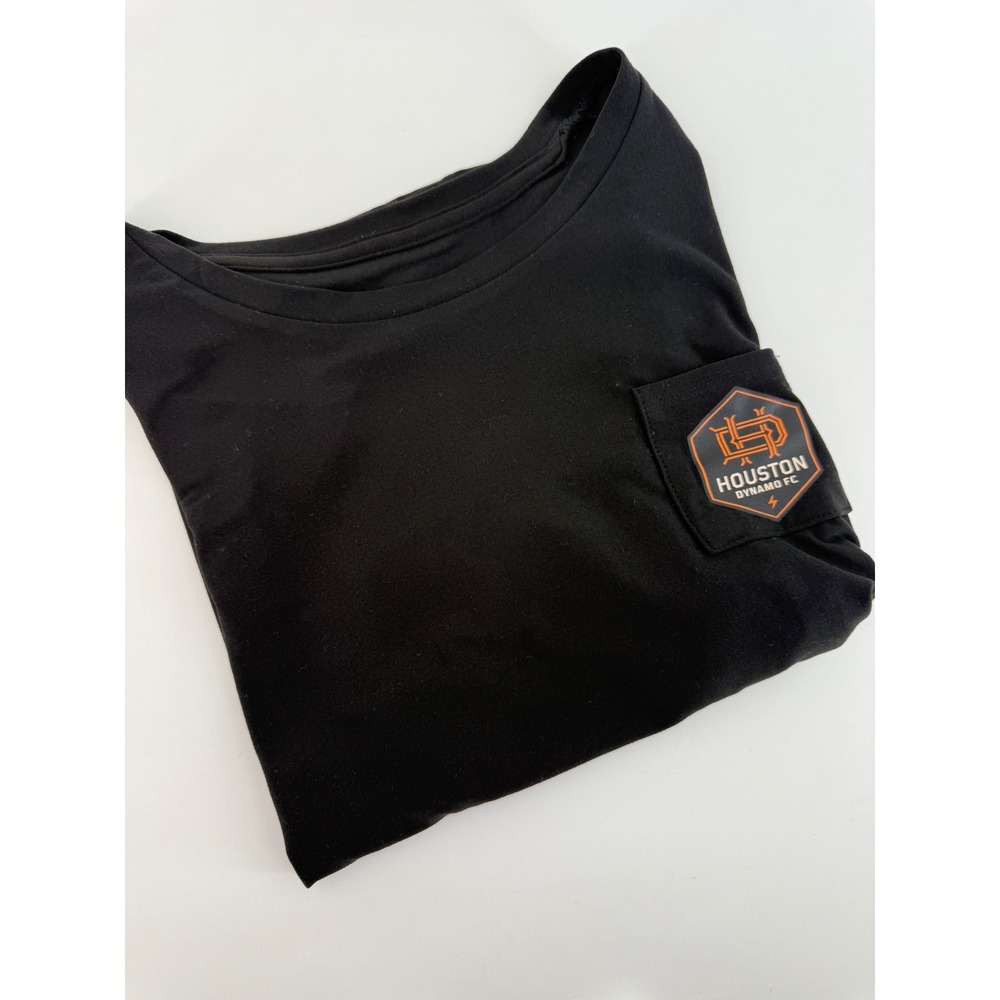 Houston Dynamo‎ FC Black Pocket T Shirt Ladies Size L Concepts Sport Soccer